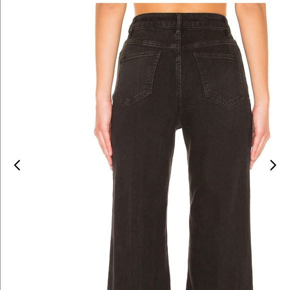 NWT Free People 25 black high waisted Wide Leg - Picture 10 of 10